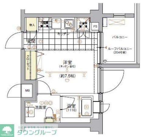 FORTIS池上の物件間取画像